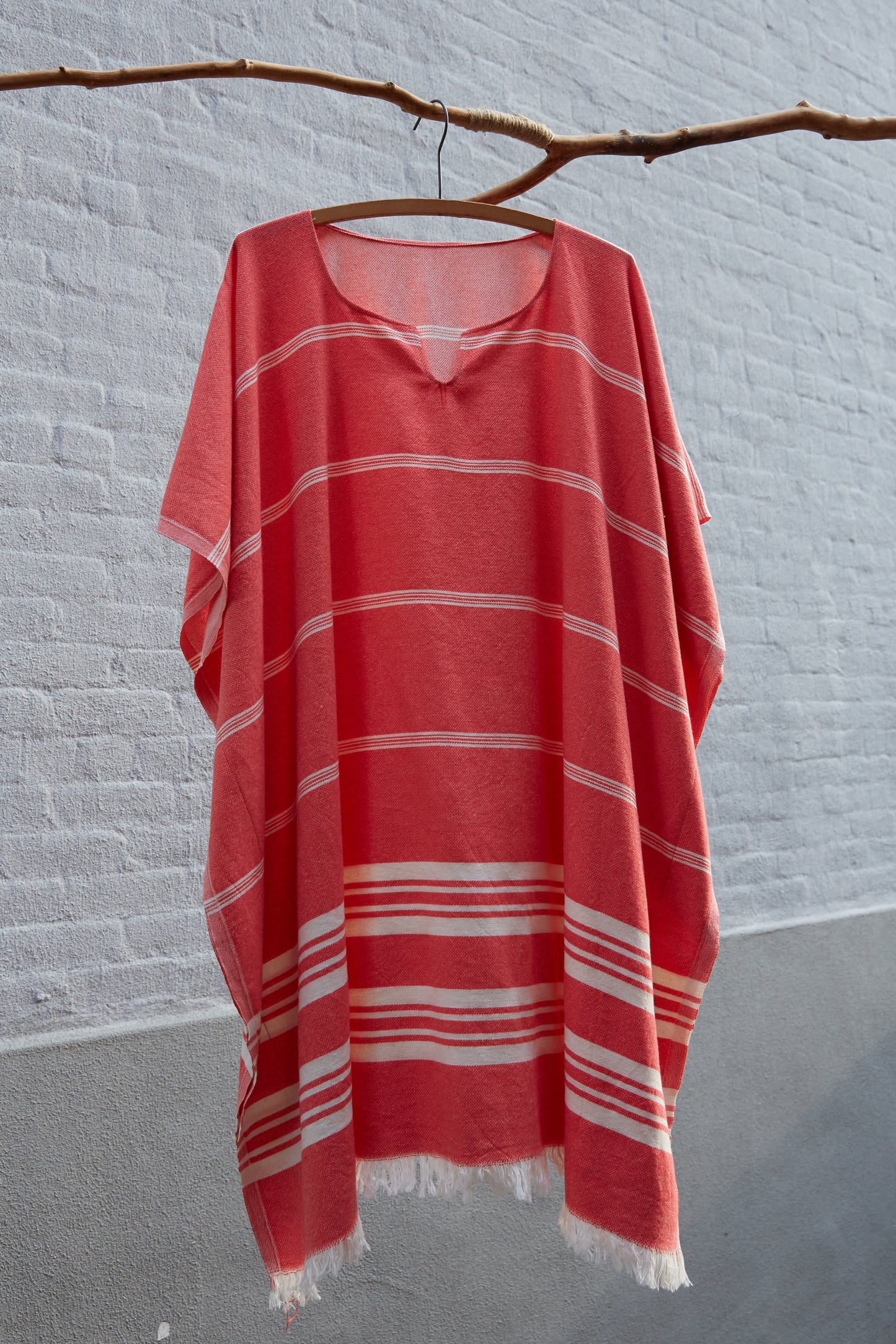Short Cotton Kaftan - Wings