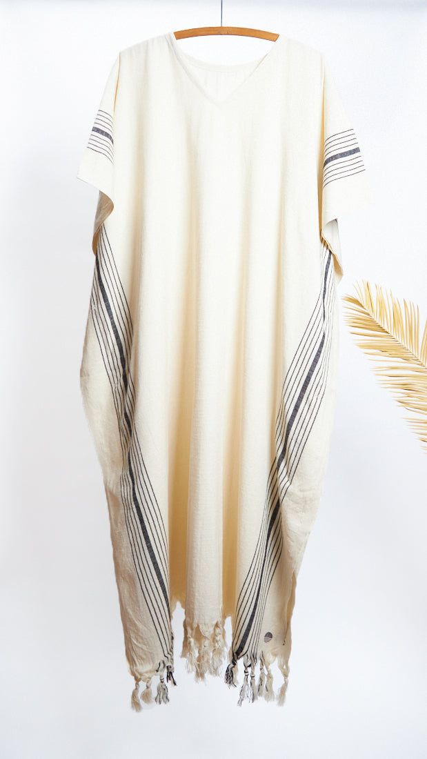 Monochrome Long Kaftan